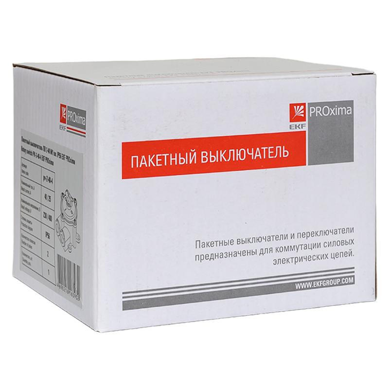 Пакетный выключатель ПВ 2-40 М1 пл. IP56 EKF PROxima | pv-2-40-4 | EKF