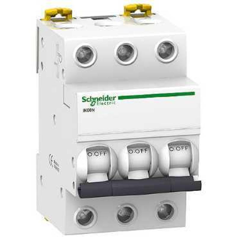 Выключатель автоматический трехполюсный iK60 6А C 6кА | A9K24306 | Schneider Electric