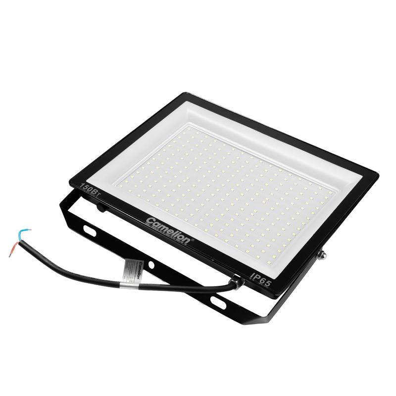 Прожектор светодиодный LFL-15003 C02 LED SMD 150Вт IP65 6500К 15000лм 230В 300х252х34 черн. Camelion 16329