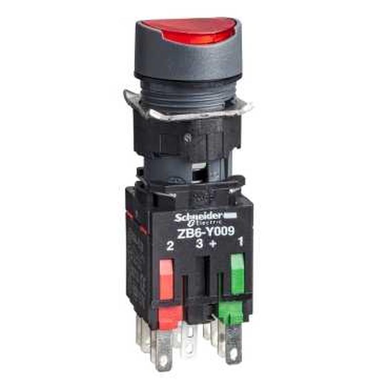 КНОПКА 16ММ КРАСНАЯ С ПОДСВЕТКОЙ XB6AF4B5B | XB6AF4B5B | Schneider Electric