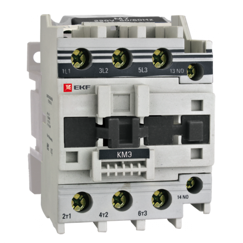 Контактор малогабаритный КМЭ 50А 220В NO+NC EKF PROxima | ctr-s-50-220 | EKF