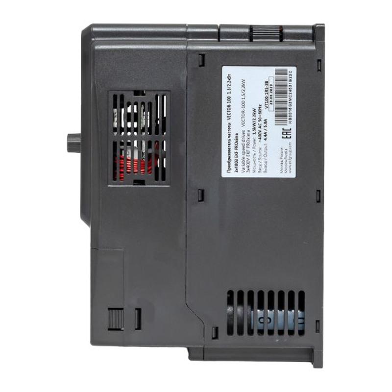 Преобразователь частоты 1,5/2,2кВт 3х400В VECTOR-100 EKF PROxima | VT100-1R5-3B | EKF
