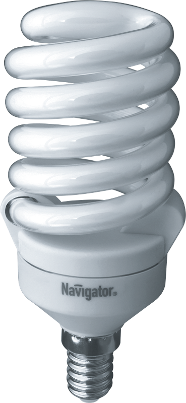 Лампа энергосберегающая КЛЛ 20Вт Е14 827 спираль NCL-SF10-20-827 | 94297 | Navigator