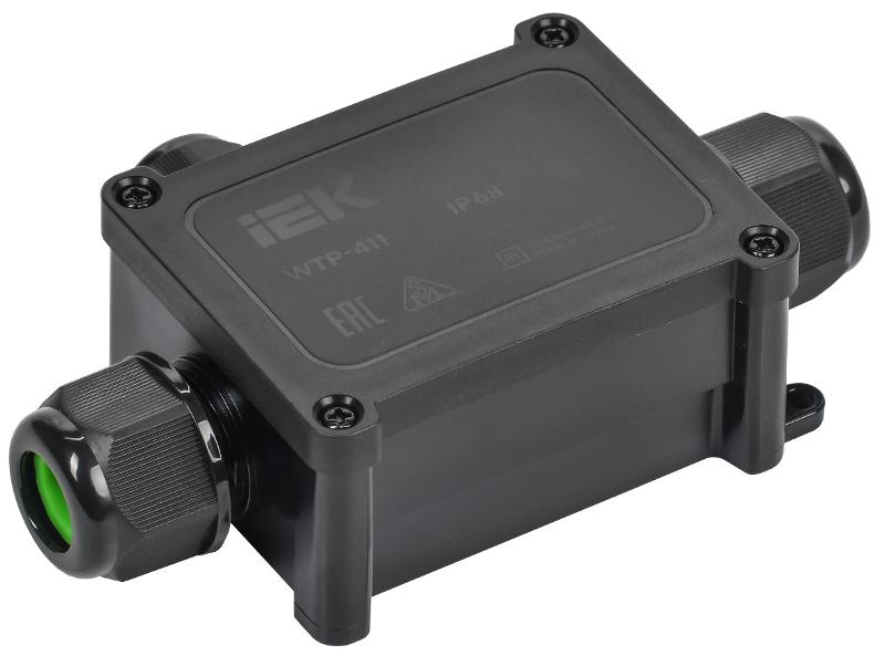 Коробка распред. герметичная WTP-411 3 ввода IP68 | UWB20-T-450-40-03-68 | IEK