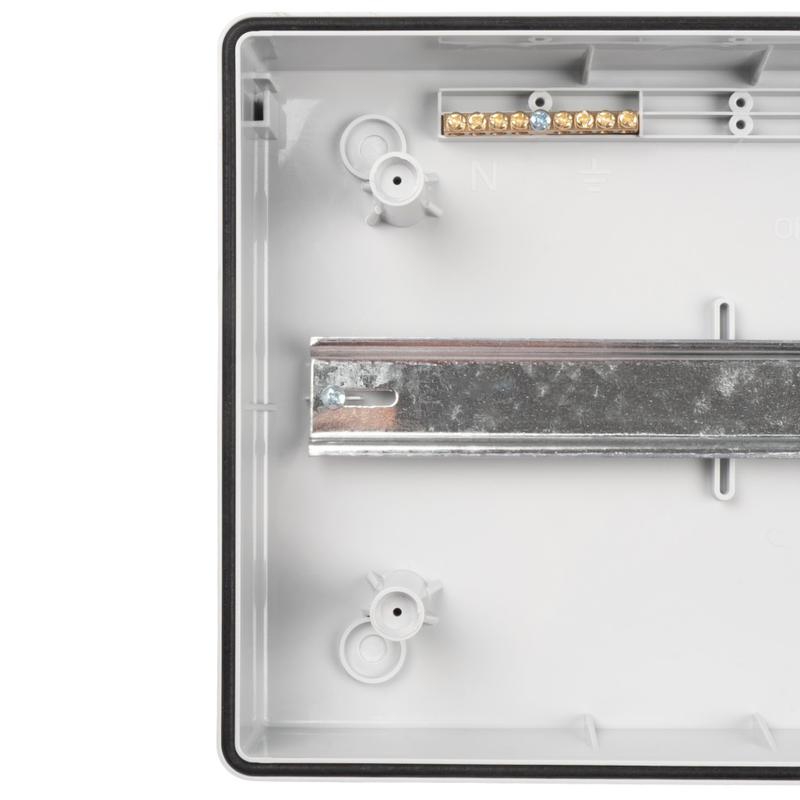 Бокс модульный накладной PDB/W 3018 GR (ЩРН-ПГ-18) IP65 пластик. Pro JazzWay 5072022