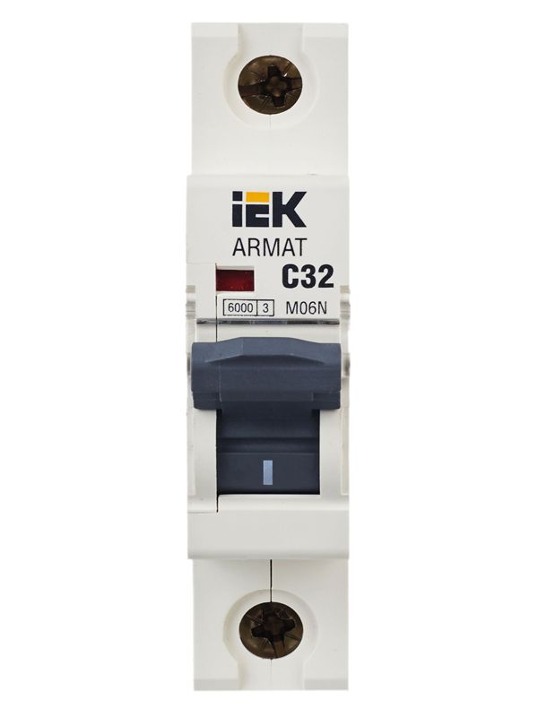 Выключатель автоматический модульный 1п C 32А M06N ARMAT IEK AR-M06N-1-C032