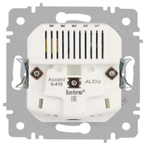 Розетка 1-м СП Accent 6-410-05 16А IP20 250В P+E Schuko + 2хUSB защ. шторки антрацит Intro Б0063698