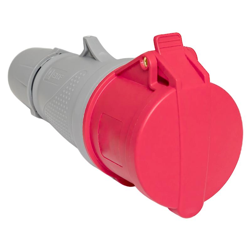 Розетка переносная 224 3P+PE 32А 380В IP44 EKF PROXIMA | ps-224-32-380-PRO | EKF
