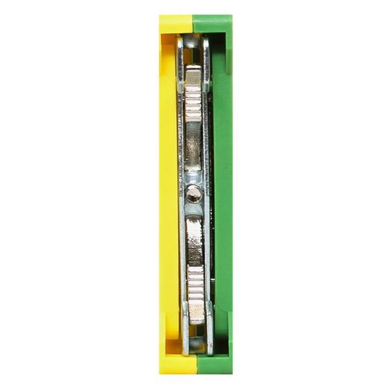 Колодка клеммная ЕК-16/80 JXB земля (аналог БЗН) EKF PROxima | plc-ek-16/80 | EKF