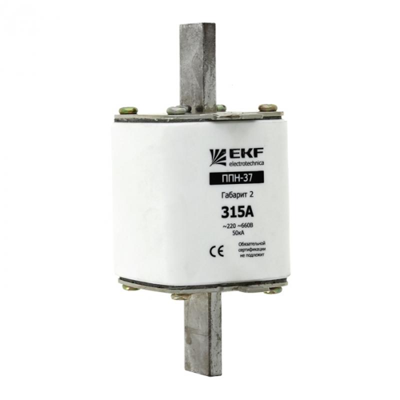Плавкая вставка ППН-37 400/200А габарит 2 | fus-37/400/200 | EKF