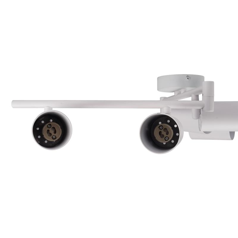 Светильник PCL-0606 6xGU10 IP20 230В WH настен./потолочн. декор. под лампу JazzWay 5066786