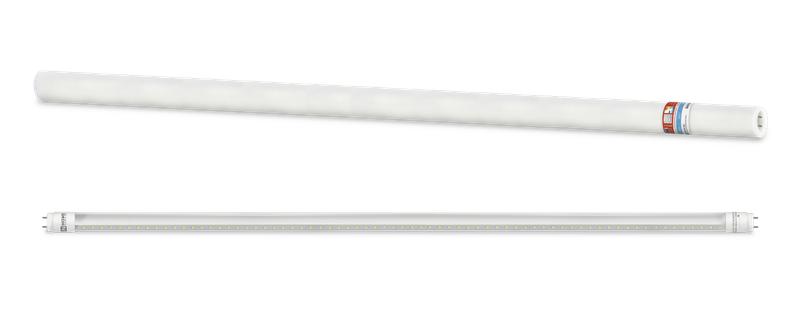 Лампа светодиодная LED-T8-П-PRO 20Вт трубчатая с двухсторонним цоколем прозрачная 6500К холод. бел. G13 2000лм 230В 1200мм неповоротн. IN HOME 4690612031002