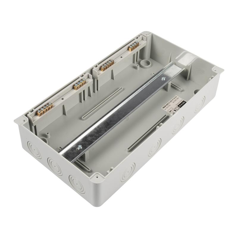 Бокс модульный накладной PDB/W 4018 GR (ЩРН-ПГ-18) IP65 пластик. Pro JazzWay 5072121
