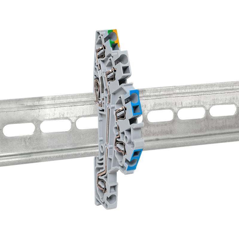 Колодка клеммная пружинная JXB-ST-2.5-NLPE 30A | plc-jxb-st-2.5-nlpe | EKF
