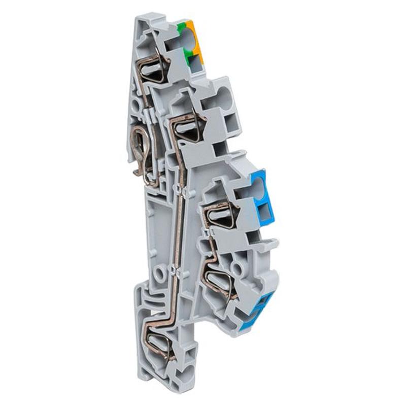 Колодка клеммная пружинная JXB-ST-2.5-NLPE 30A | plc-jxb-st-2.5-nlpe | EKF