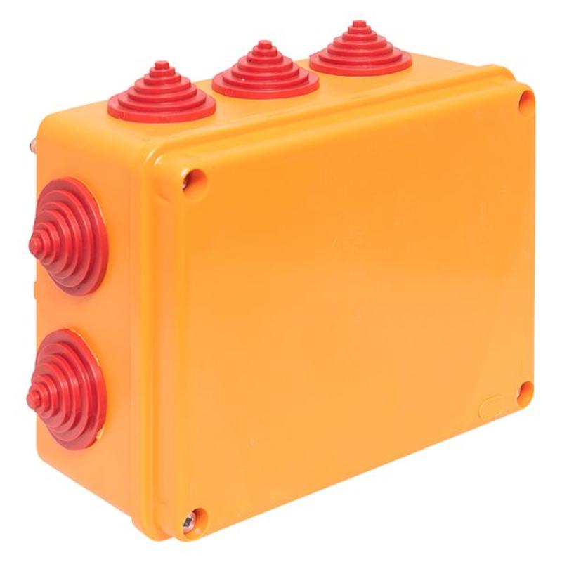 Коробка огнестойкая E90 150х110х70мм, с клеммником 10 полюсов 1,5-6 мм2 IP55 | plc-kmrf-150-10-06 | EKF