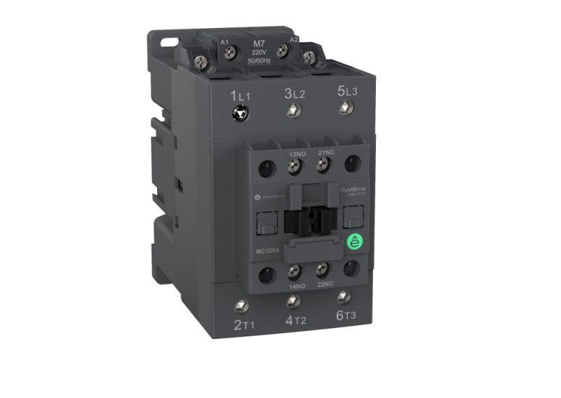 Контактор MC1D 3п 65А кат. 24-60В AC/DC 1НО+1НЗ SE MC1D65BNE