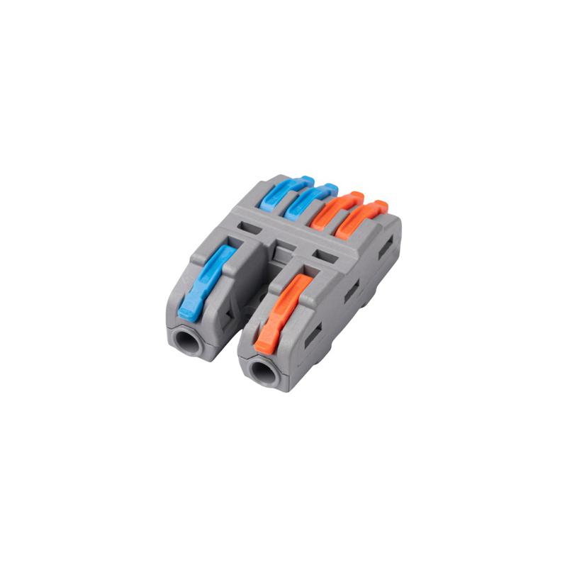 Клемма монтажная СМК PTC-2P 4224 BL/2 450В 32А 0.08-2.5(4.0)кв.мм JazzWay 5073760