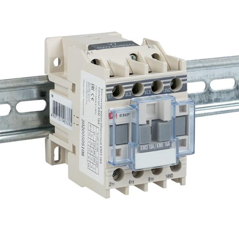 Контактор малогабаритный КМЭ 18А 220В 1NC EKF PROxima | ctr-s-18-220-nc | EKF