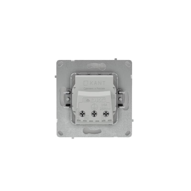 Розетка силовая KANT 2P+E защ. шторки бел. магнолия DKC 7000003