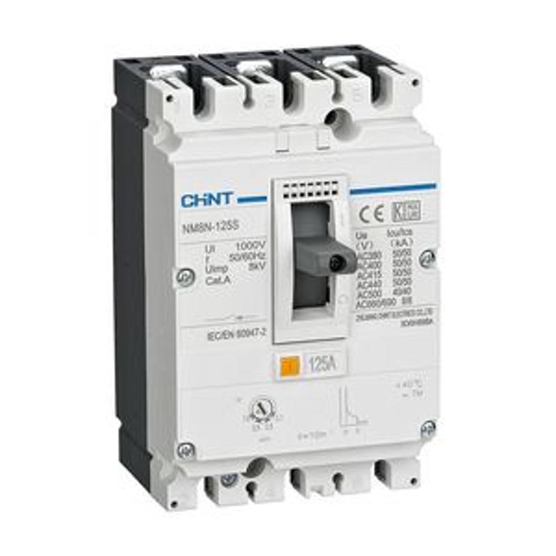 Выключатель автоматический NM8N-125S TM 3P 32А 50кА с рег. термомаг. расцепителем (R) | 271584 | ЧИНТ (CHINT)