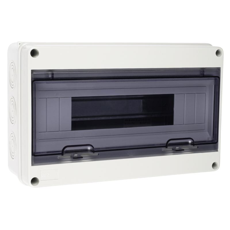 Бокс модульный накладной PDB/W 4015 GR (ЩРН-ПГ-15) IP65 пластик. Pro JazzWay 5072107