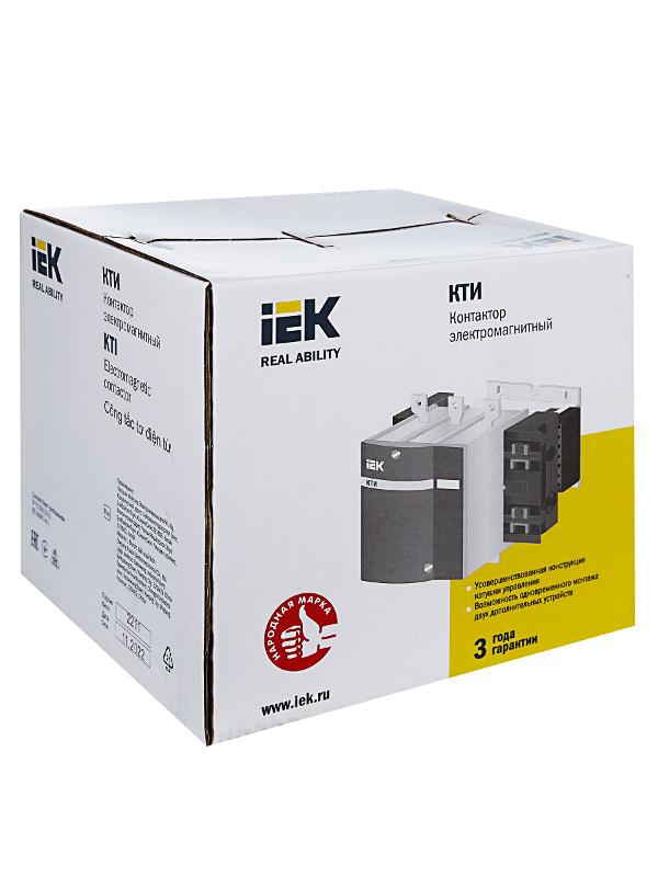 Контактор КТИ-5225  225А  400В/АС3  | KKT50-225-400-10 | IEK