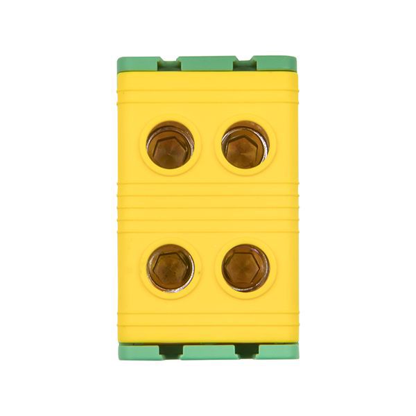 Клемма силовая вводная двойн. КСВ 16-50кв.мм желт./зел. EKF plc-kvs2-16-50-y-green