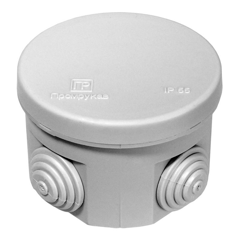 Коробка распределительная для о/п 70х50 (132шт/кор) IP55 безгалогенная (HF) | 40-0110 | Промрукав