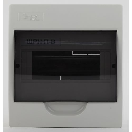 Бокс навесной ЩРН-П-8 8мод. IP41 пластик SIMPLE NO-box_simple-plastic_8_surface BOXS08 Эра Б0041523