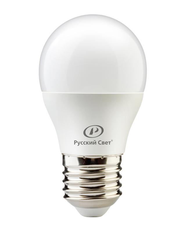 Лампа светодиодная RS G45 E27 6W 220-240V 4000К 6Вт 600лм Ra 90 шар 15010445047