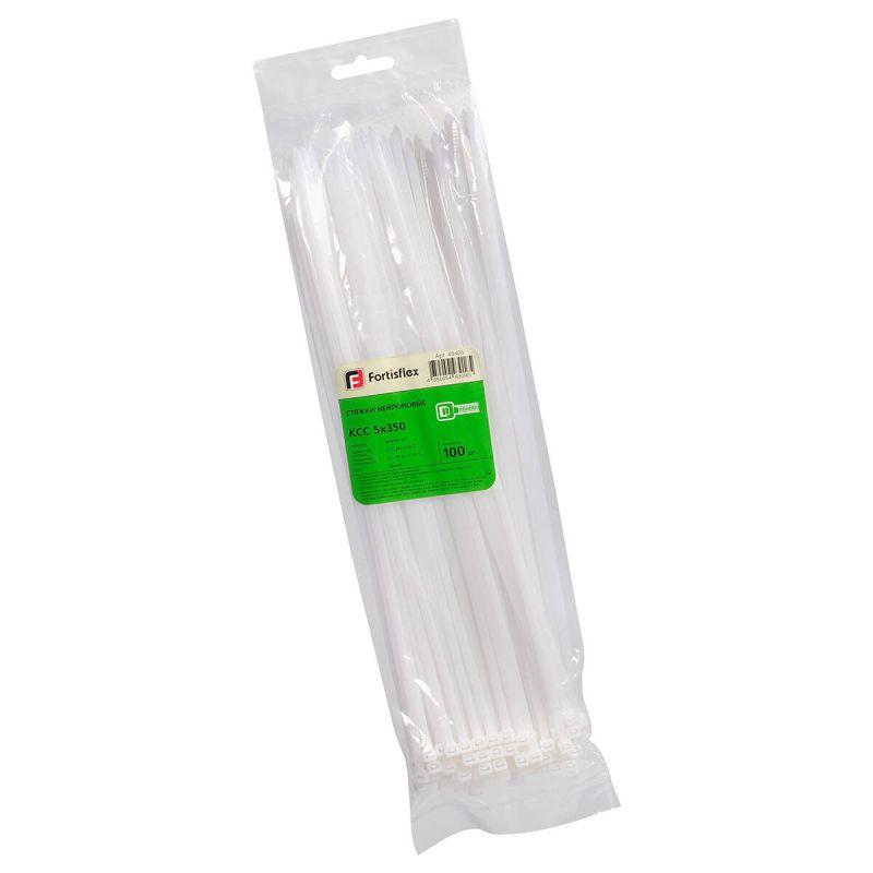 Хомут кабельный КСС 5х350 нейл. бел. (уп.100шт) Fortisflex 49405