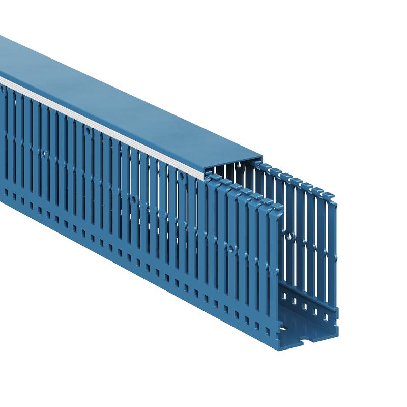 Короб перфорированный, синий RL6 40x80 (ШхВ) зуб - 6мм, паз -4мм  | 01260RL |  DKC