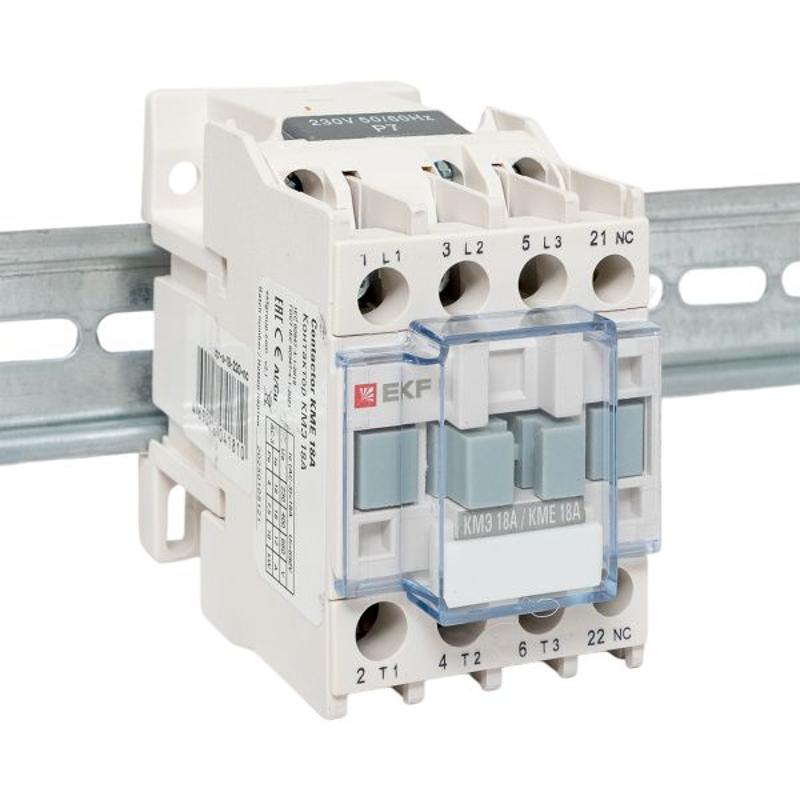 Контактор малогабаритный КМЭ 18А 220В 1NC EKF PROxima | ctr-s-18-220-nc | EKF