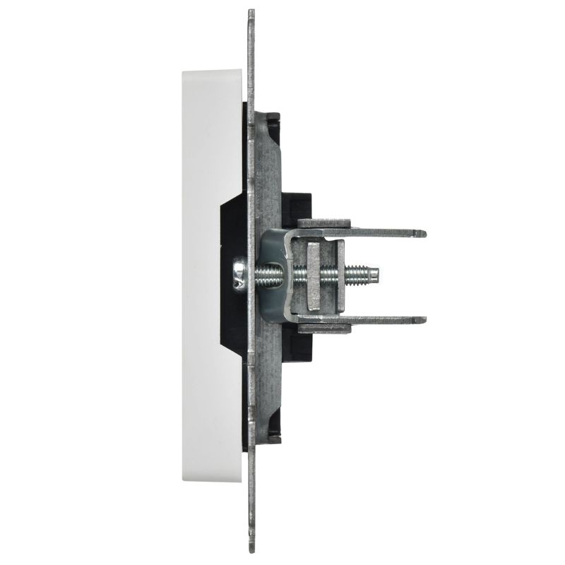 Заглушка BRITE МЗ10-БрАБ с суппортом механизм арктич. бел. IEK BR-PL10-K91
