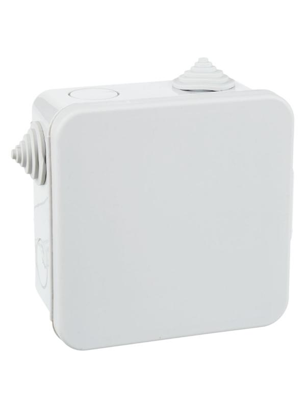 Коробка расп. КМ41256 100х100х50мм о/к IP54 8 вв. (7035) | UKO31-100-100-050-K03-54 | IEK