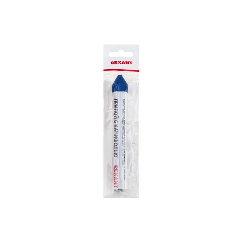 Припой с канифолью 20гр. d1.0мм (Sn60 Pb40 Flux 2.2%) REXANT 09-3103