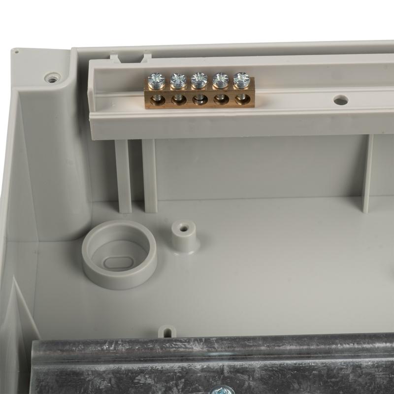 Бокс модульный накладной PDB/W 4018 GR (ЩРН-ПГ-18) IP65 пластик. Pro JazzWay 5072121