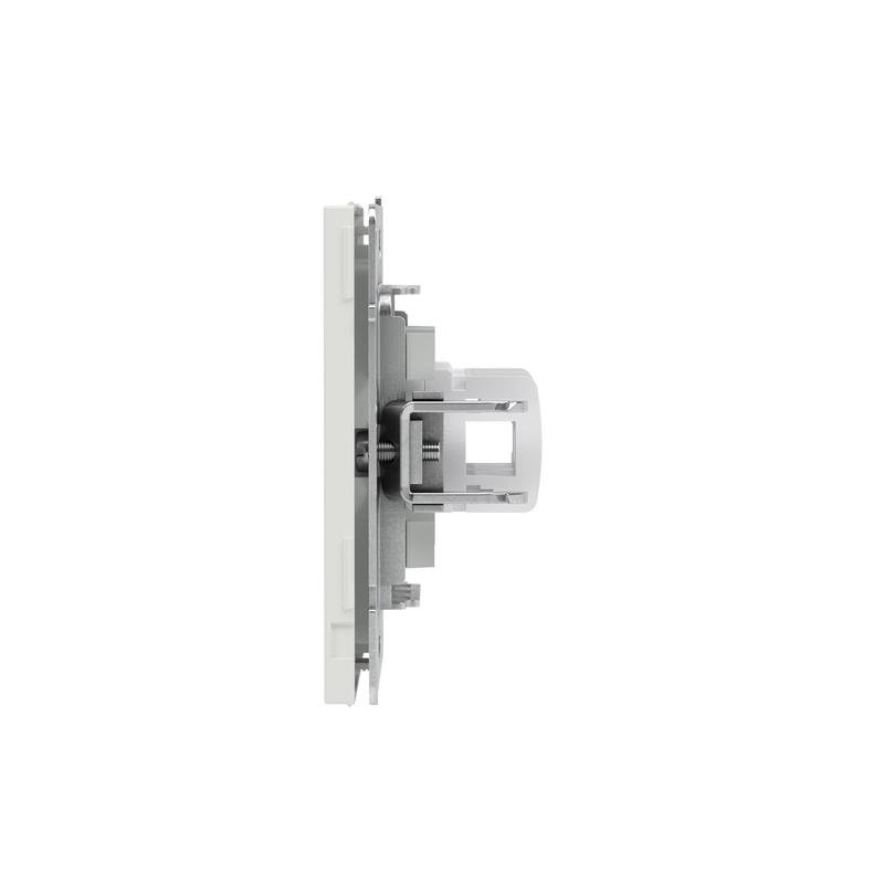 Розетка компьютерная 2-м KANT RJ45 кат.5E без шторки бел. песок DKC 7010664