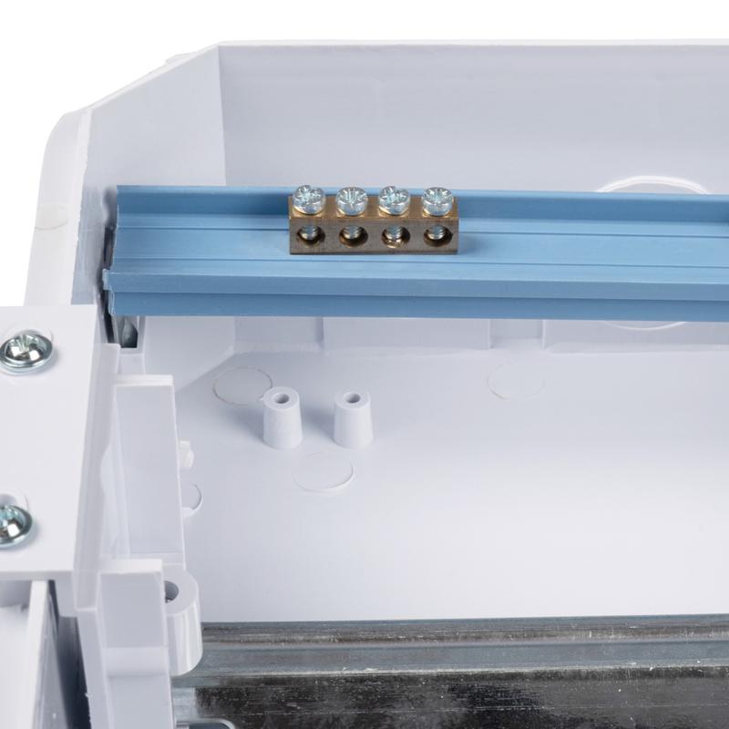 Бокс модульный встраив. PDB/R 1008 WH (ЩРВ-П- 8) IP41 пластик. Pro JazzWay 5071742