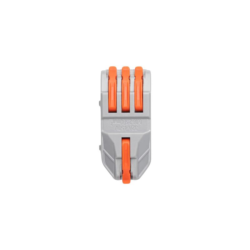 Клемма монтажная СМК PTC-1P 4213 BL/3 450В 32А 0.08-2.5(4.0)кв.мм JazzWay 5073746