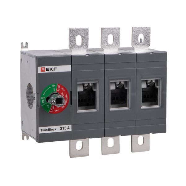 Рубильник 3п 315А без рукоятки управления TwinBlock PROxima EKF tb-s-315-3p
