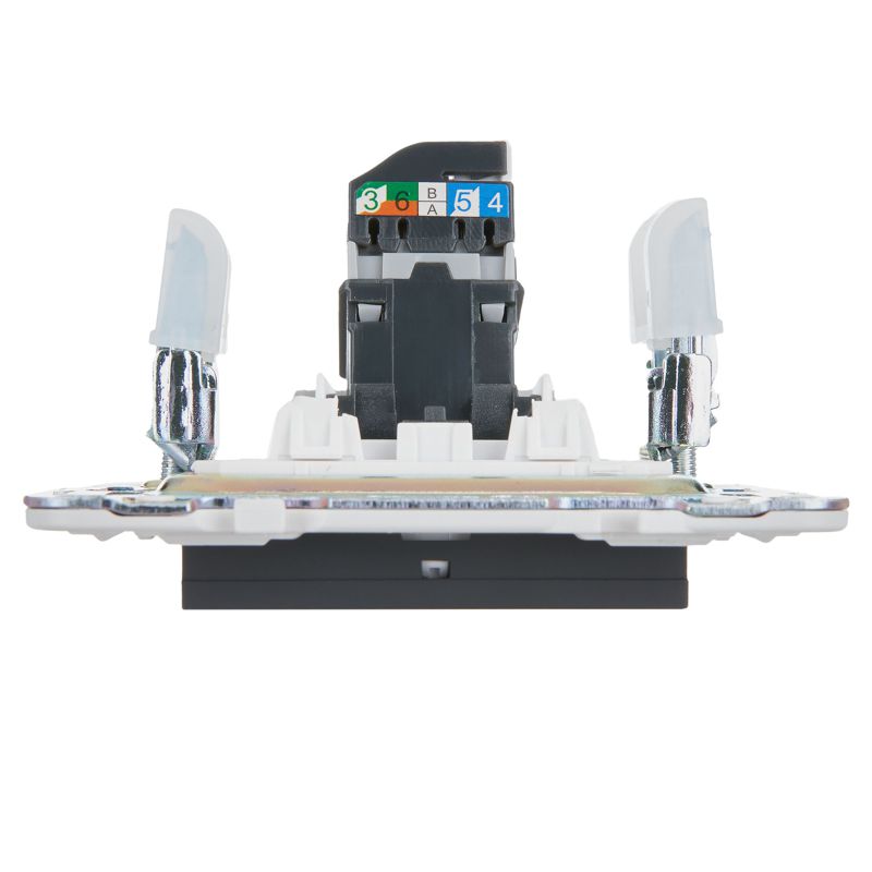 Розетка компьютерная RJ45 кат.5E SKANDY SK-K01G графит IEK SK-K10-1-K53