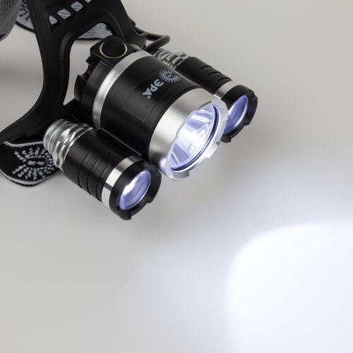 Фонарь аккумуляторный налобный GA-809 8Вт 3SMD CREE High Power Headlamp алюм. Эра Б0056111