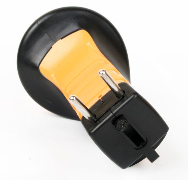 Фонарь аккумуляторный LED3807 7LED 2 режима аккум. SLA 220В пластик. черн./желт. (кор.) Ultraflash 9216