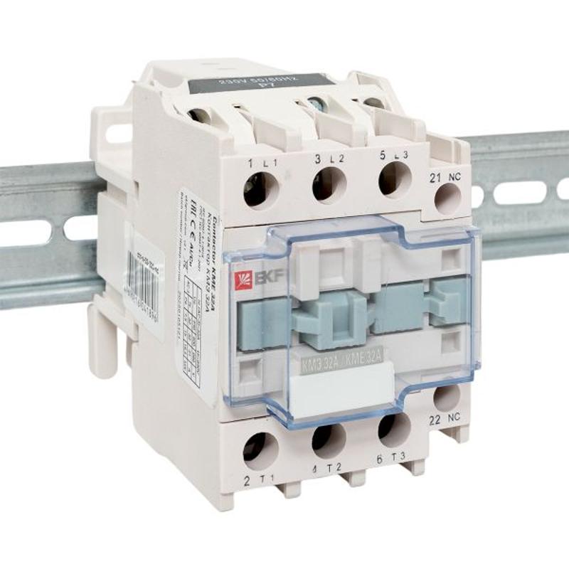 Контактор малогабаритный КМЭ 32А 220В 1NC EKF PROxima | ctr-s-32-220-nc | EKF