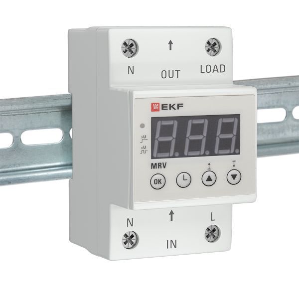 Реле напряжения с дисплеем MRV 32А PROxima EKF MRV-32A