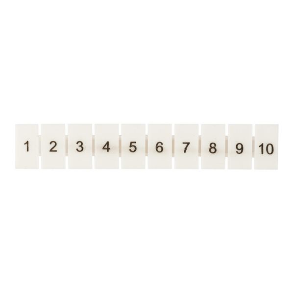 Маркеры для UT/ST/Push-in 2.5 с нумерацией 1-10 (уп.100шт) EKF zb-st-2.5-1-10