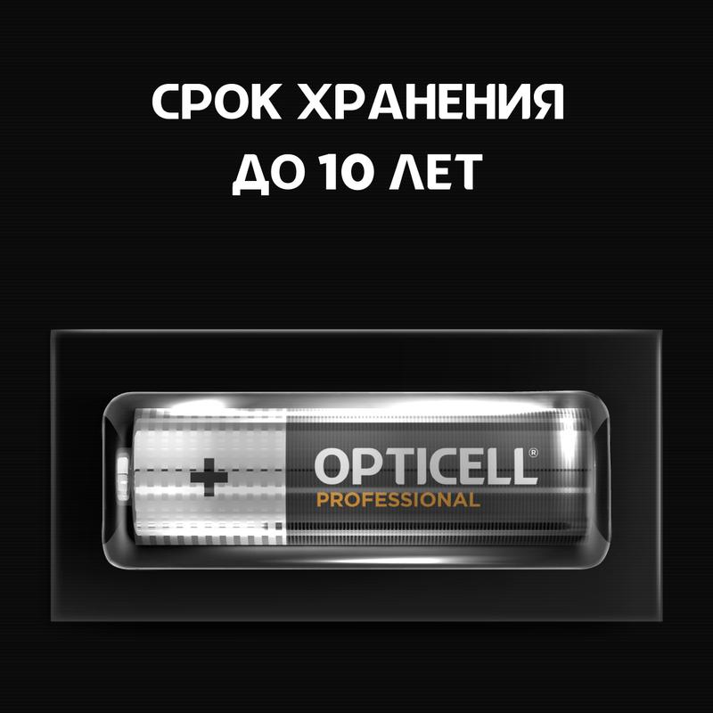 Элемент питания алкалиновый AA/LR6 (блист. 12шт) Professional Opticell 5052005/6052005