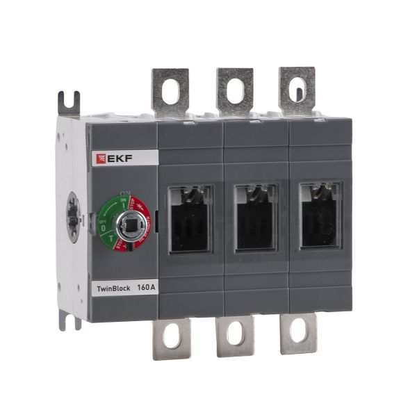 Рубильник 3п 160А без рукоятки управления TwinBlock PROxima EKF tb-s-160-3p